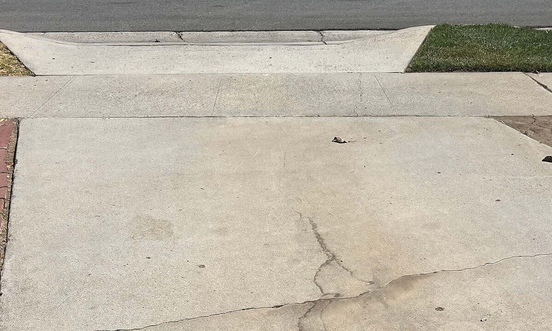 Stained Concrete Driveway